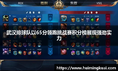 武汉排球队以65分领跑挑战赛积分榜展现强劲实力